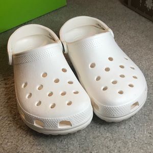 White Crocs